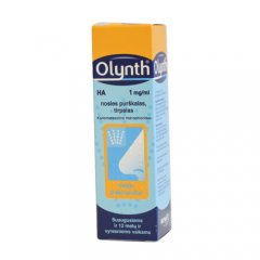 Olynth HA 0.1 % nosies purškalas, 10 ml