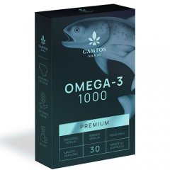 Omega-3 1000 Premium kapsulės N30