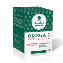 Omega-3 Super 1000 kapsulės N60
