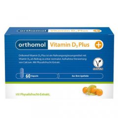 Orthomol Vitamin D3 Plus kapsulės N60