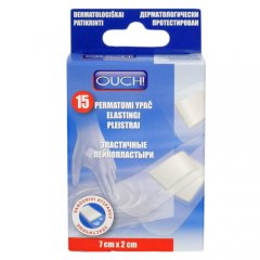 Pleistrai OUCH, permatomi, ypač elastingi, N15