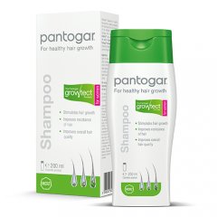 Moteriškas šampūnas plaukų augimo skatinimui PANTOGAR, 200 ml.