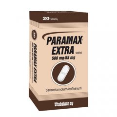 Paramax Extra 500mg/65mg tab.N20