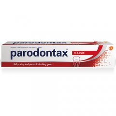 Kraujuojančioms dantenoms PARODONTAX CLASSIC, 75ml