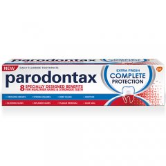 Kraujuojančioms dantenoms PARODONTAX COMPLETE PROTECTION EXTRA FRESH, 75ml