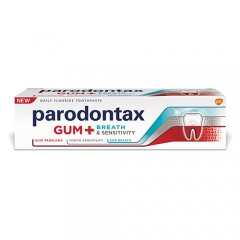 Kraujuojančioms dantenoms PARODONTAX GUM, SENSITIVITY AND BREATH, 75ml