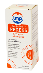 Pedeks odos tirpalas nuo parazitų, 60 ml