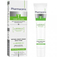 PHARMACERIS T PURE RETHINOL naktinis kremas, 40ml