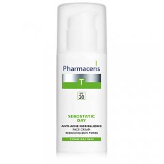 Naktinis kremas pilingas PHARMACERIS T SEBO ALMOND, 50ml