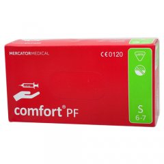 Latekso pirštinės Comfort, pudruotos, nesterilios, S dydžio, N100