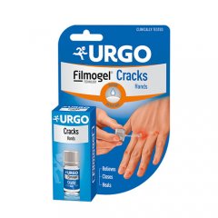 Pleistras Urgo Filmogel Crevasses Mains, skystas, 3.25 ml 