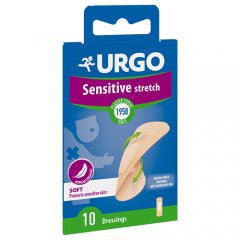 Pleistras Urgo Sensitive Stretch, tamprus, 3 dydžių, N20