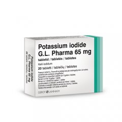 Kalio jodido tabletės, Potassium iodide 65mg N20