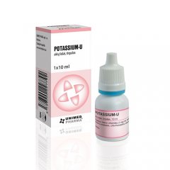 Potassium-U 2 % akių lašai, tirpalas, 10 ml