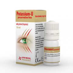 Potassium-U be konservantų akių lašai 10ml