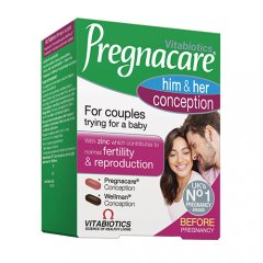 PREGNACARE Him and Her Conception, 60 tablečių