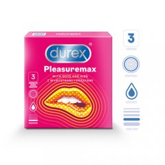 Prezervatyvai DUREX Pleasuremax, N3
