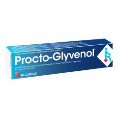 Procto-Glyvenol 50 mg/20 mg/g kremas hemorojaus simptomams mažinti, 30 g