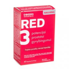 Cemio Red3 kapsulės N60