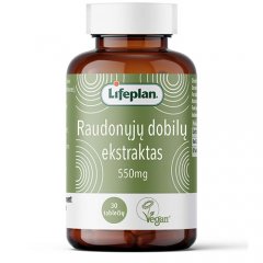 Lifeplan Raudonųjų dobilų ekstraktas (Red Clover) 550 mg N30