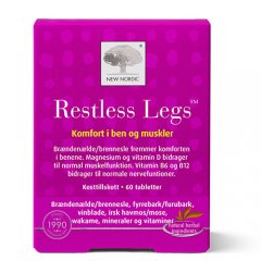 Raumenims ir normaliai venų funkcijai NEW NORDIC RESTLESS LEGS, 60 tab.