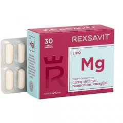 Rexsavit LIPO Mg kietosios kapsulės N30