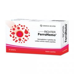 Richter-FerroHemo 18mg tabletės N40