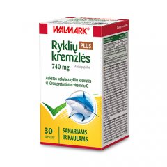 Sąnariams WALMARK RYKLIŲ KREMZLĖS PLUS 740mg, 30 kaps.