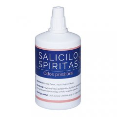 Salicilo spiritas 1% odos tirpalas 100ml
