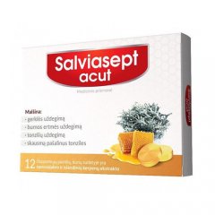 Salviasept Acut su medumi pastilės N12