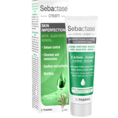3C PHARMA Sebactase intensyvus 8 poveikių kremas nuo spuogų su SPF15 50ml