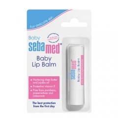 Sebamed Baby vaikiškas lūpų balzamas, 4,8 g