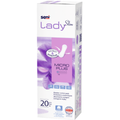 Įklotai SENI LADY SLIM MICRO PLUS, 20 vnt.