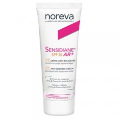 NOREVA veido raudonį mažinantis toninis CC kremas SENSIDIANE® AR+, SPF30 40ml