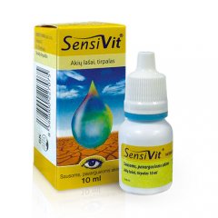 Sensivit akių lašai pavargusioms ir sausoms akims, 10 ml