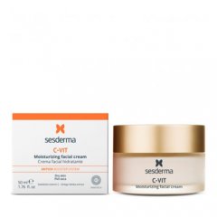 Drėkinamasis veido kremas SESDERMA C-VIT, 50 ml