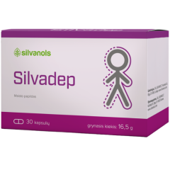 Normaliai fizinei ir psichologinei funkcijai SILVADEP, 30 kaps.