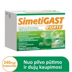 Simetigast Forte 240 mg kapsulės, N60