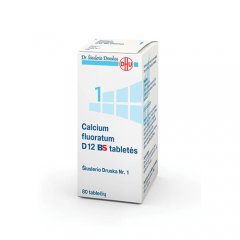 Šiuslerio Druska Nr.1, Calcium fluoratum D12 BS 250 mg tabletės N80