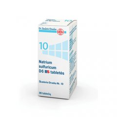 Šiuslerio Druska Nr.10, Natrium sulfuricum D6 BS 250mg tabletės N80