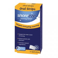 Snoreeze tirpios gomurio juostelės nuo knarkimo (apsaugo iki 8 val.) N14