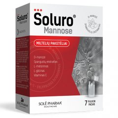 Paketėliai SOLURO MANNOSE, 7 vnt.