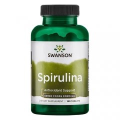 Swanson Spirulina tabletės, 500mg, N180