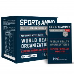 Sportuojantiems SPORT & AMINO W.H.O, 13 g, 28 vnt.