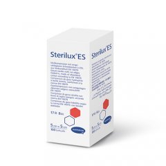 Sterilux tvarstis, nesterilus, marlinis, 5 x 5 cm, N100 