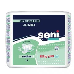 Seni Optima Trio Medium juostinės sauskelnės suaugusiems, N10