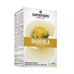 SUPERFOODS Rhodiola ( Auksinė šaknis), 30 kapsulių