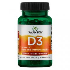 Swanson Vitaminas D3 5000TV N250