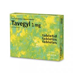 Tavegyl 1mg tabletės, N20