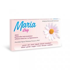 Testas nėštumo nustatymui "Maria Strip" juostelė